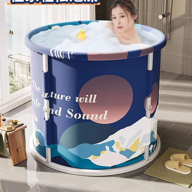 White Shower Bathtubs Kids Foldable Portable Foot Bath Adults Bathtub Baby Items House Baignoire Pliable Abulte Furniture