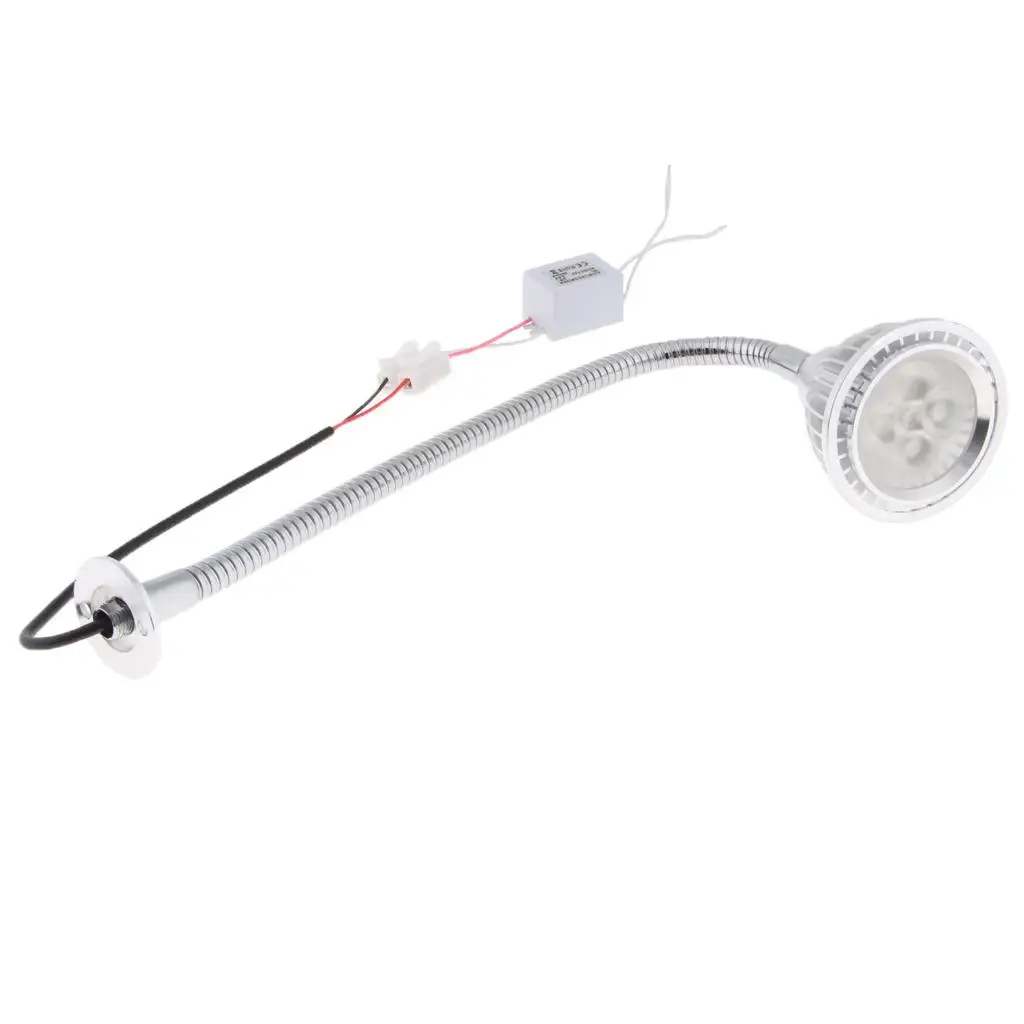 12V 5W LED Flexible Gooseneck Reading Chart/ Light for Boat