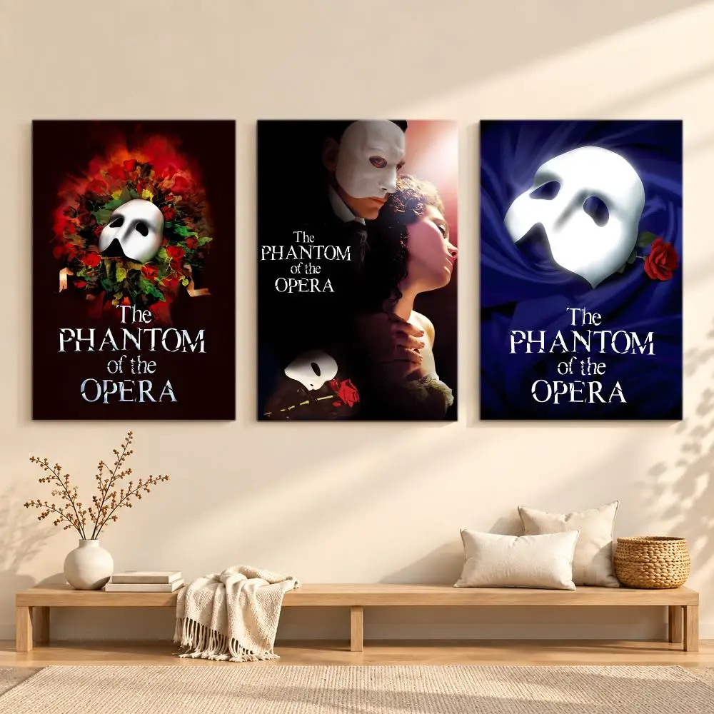 Gothic Musical Movie T-The Phantom Of The Opera Poster Series Print Unframed Aesthetic Wall Decor Gift Living Room Bedroom
