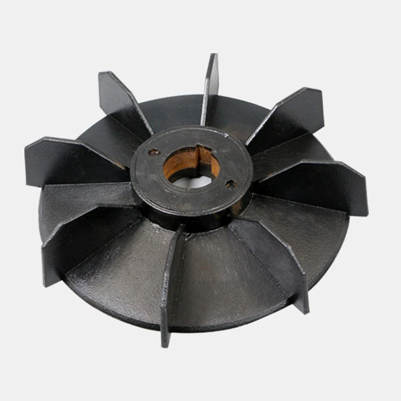 1Pcs Generator Wind Fan Black plastic iron core blades Explosion proof motor cooling blades for mining motors