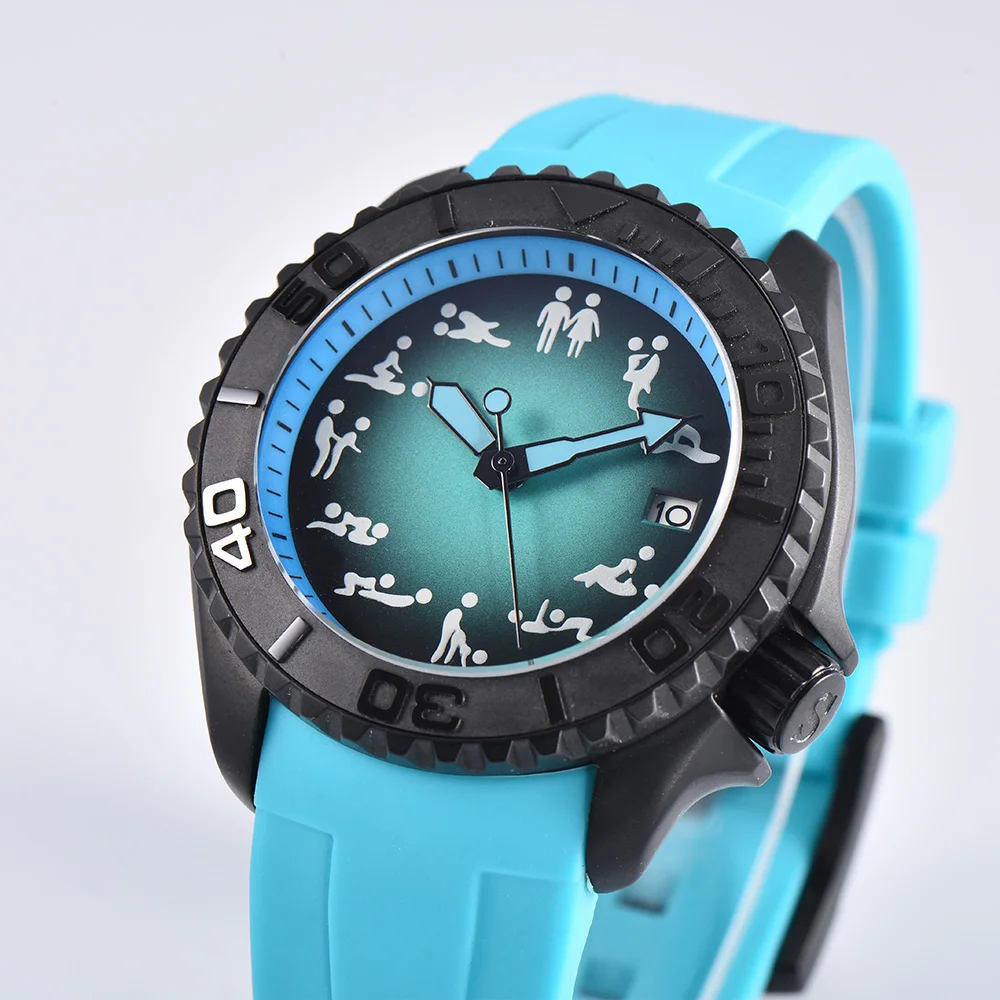 

Новые мужские автоматические механические часы NH35, 42 мм, роскошные часы, указатель даты, корпус из нержавеющей стали, сапфировое стекло, светящиеся в темноте стрелки