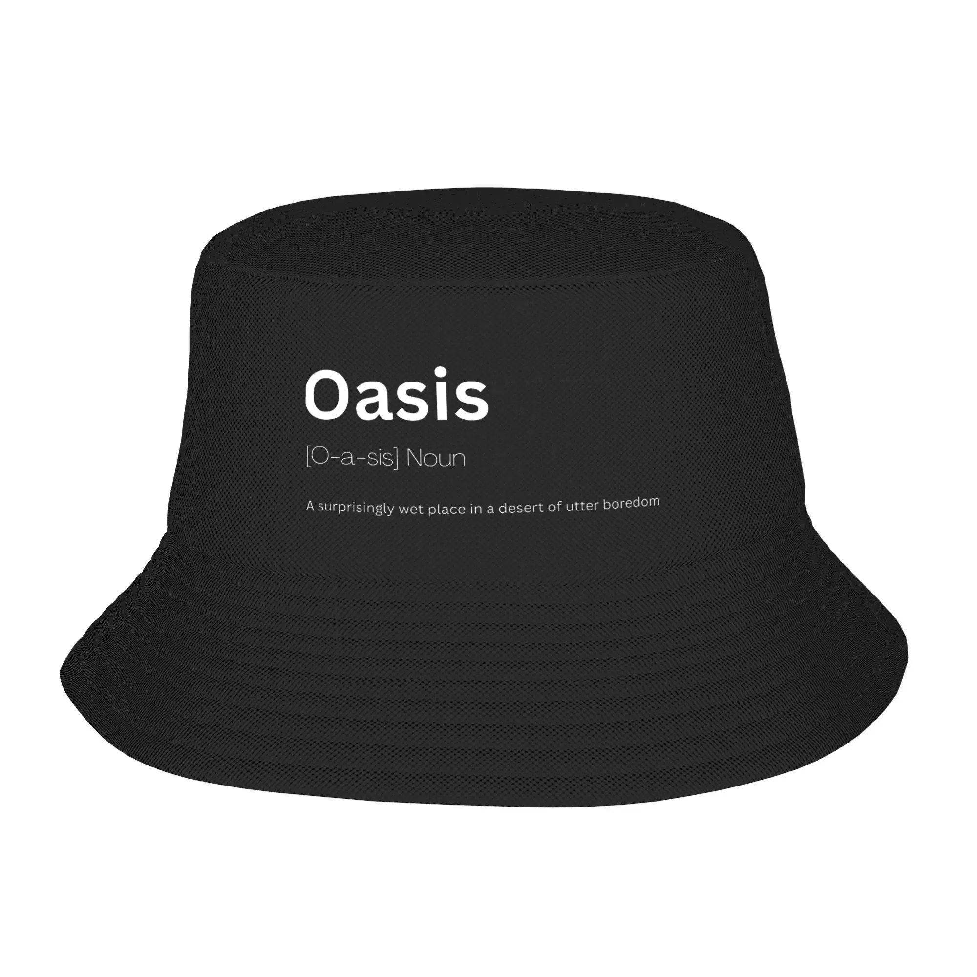 Women Men Bucket Hats Dictionary Definition O-Oasis Spring Picnic Headwear Lightweight Outdoor Fisherman Caps  Panama Hat Gift