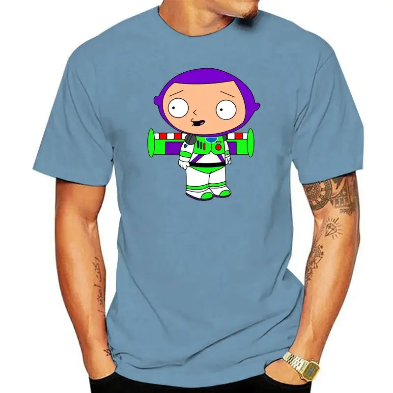 Men T Shirt  stewie Lightyear t-shirt white tshirts Women T-Shirt