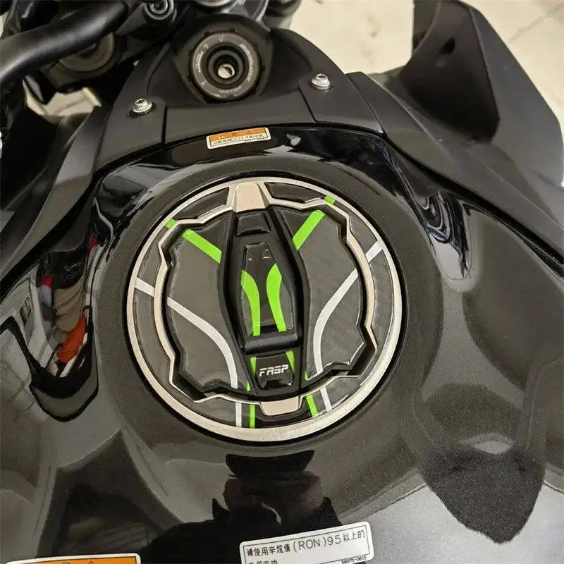 Versys 650 1000 탄소 섬유 연료 탱크 캡 데칼 스티커 액세서리, 가와사키 Z900 Z400 N400 650 Z650 X300 용 3D, 신제품