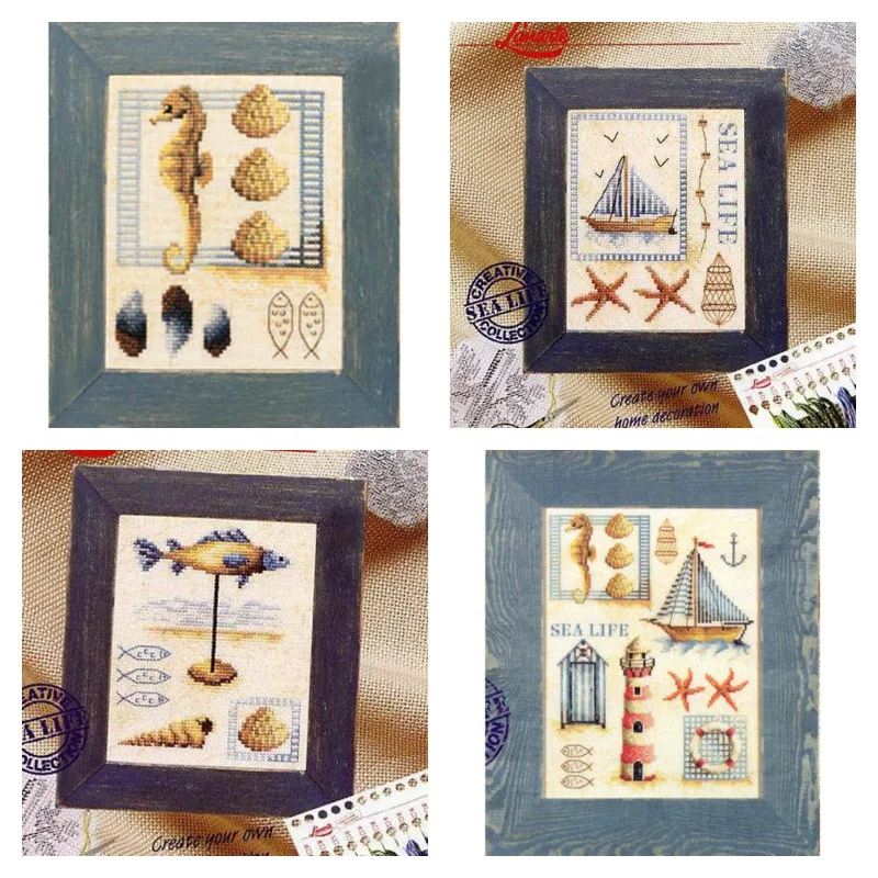 296 Cross Stitch Sets Cross Stitch Paintings 14ct 18ct Stich Cross Stitch Kit Embroidery Needle Arts & Craft Complete Kit Hobby