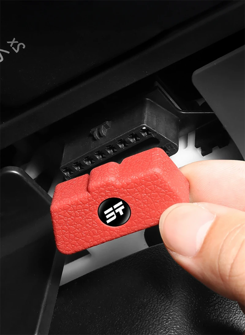 يصلح ل Jetour المسافر Shanhai T1 T2 Dasheng X70 X90 Shanhai L7 L9 سيارة obd غطاء غبار سيارة obd سيليكون الغطاء الواقي