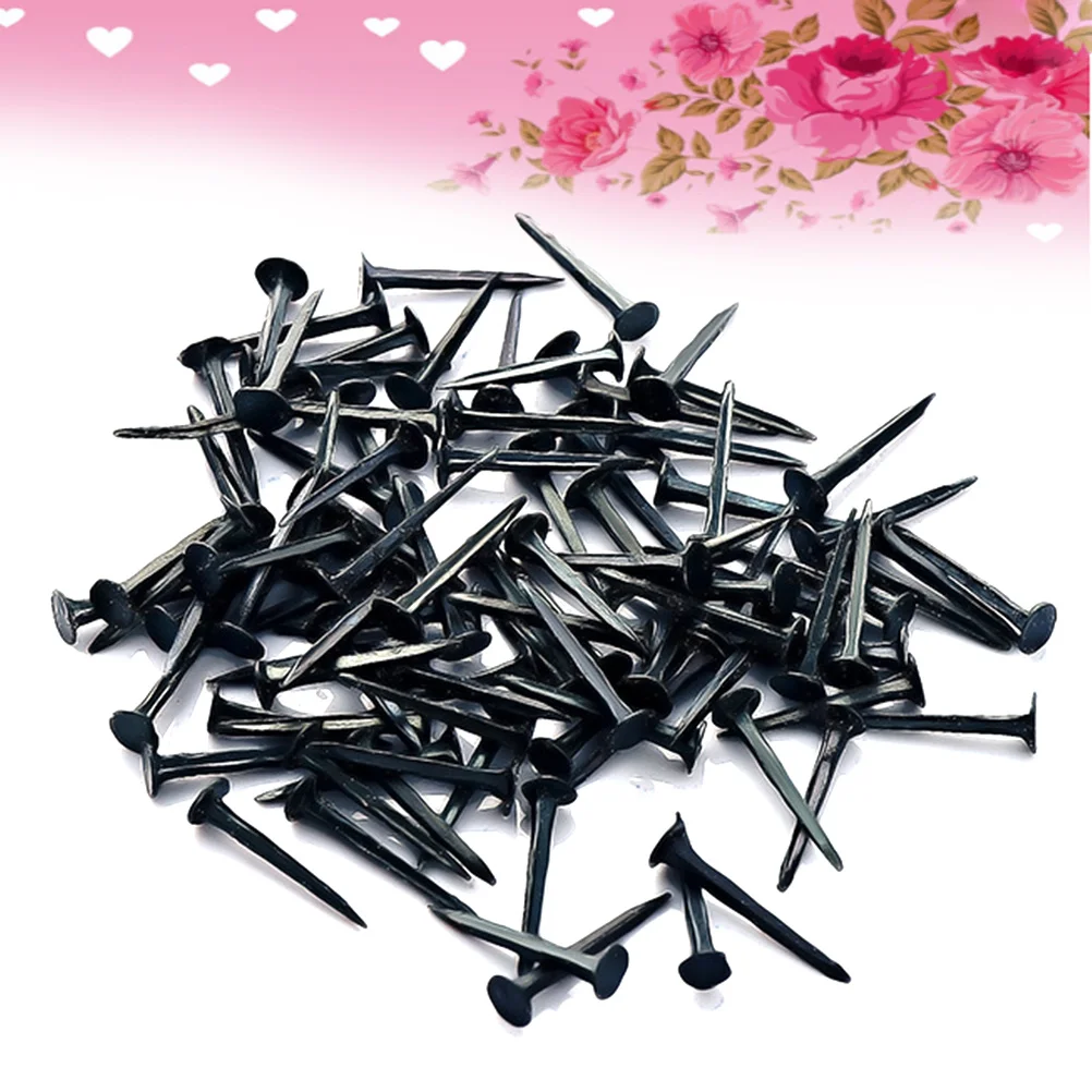 

500G Pack Shoe Nails 19Mm for Heel Plates Soles Repair Heavy Duty Boots Craft Brass Fasteners Nail for Shoes Replacement