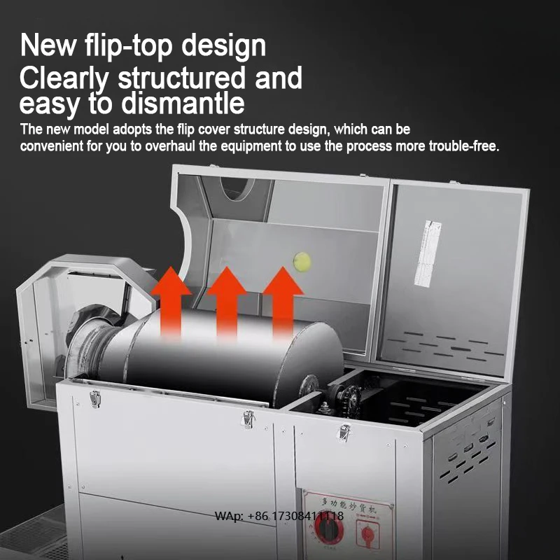 

Commercial Electric Sunflower Seed Roaster Coffee Hazelnut Corn Nut Roaster Chestnut Roaster