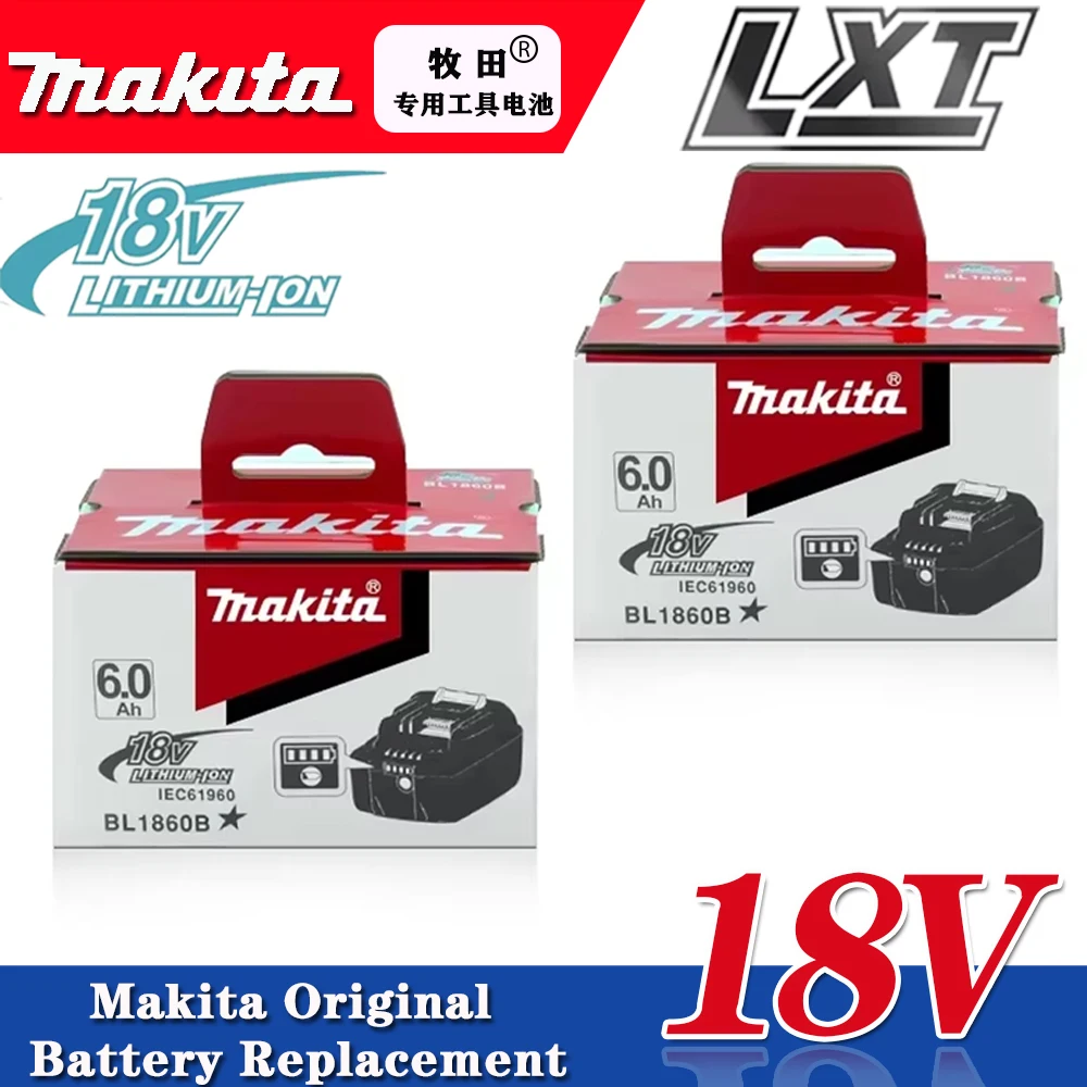 

6000mAh 18V Replacement Battery for Makita BL1830 BL1840 BL1850, 6.0Ah High Capacity Li-ion