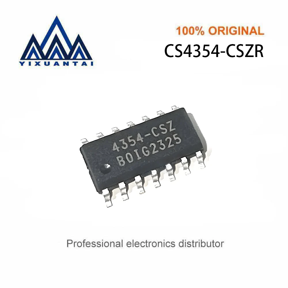 5pcs/Lot   CS4354-CSZR  CS4354-CSZ  CS4354-CSZR  4354-CSZ【IC DAC 24BIT SRL 14SOIC】 New and Original