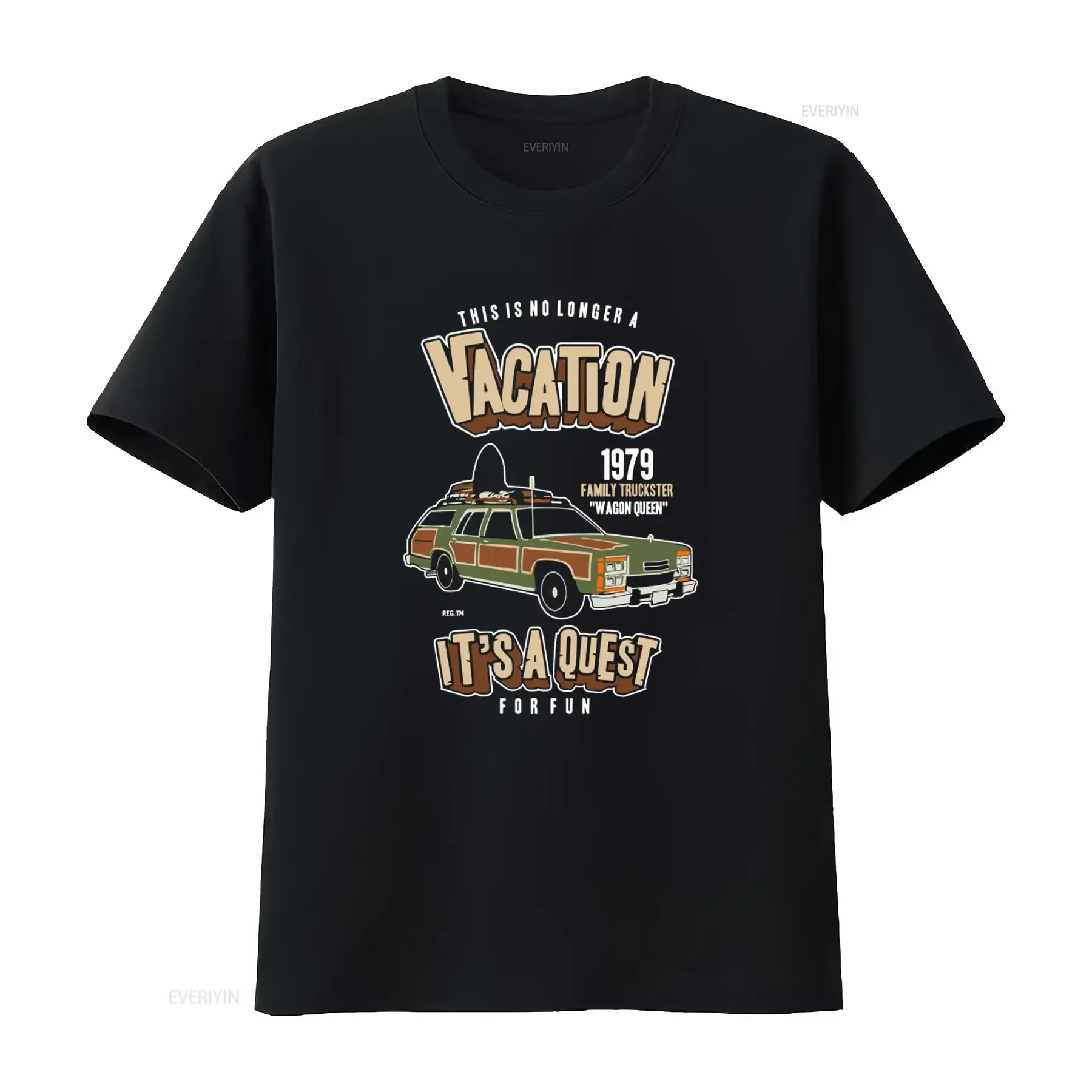 1979 Family Truckster Wagon Queen Vacation Quest For Fun T Shirt vintage Washed Top For Everyday Wear Slightly Soft fashion