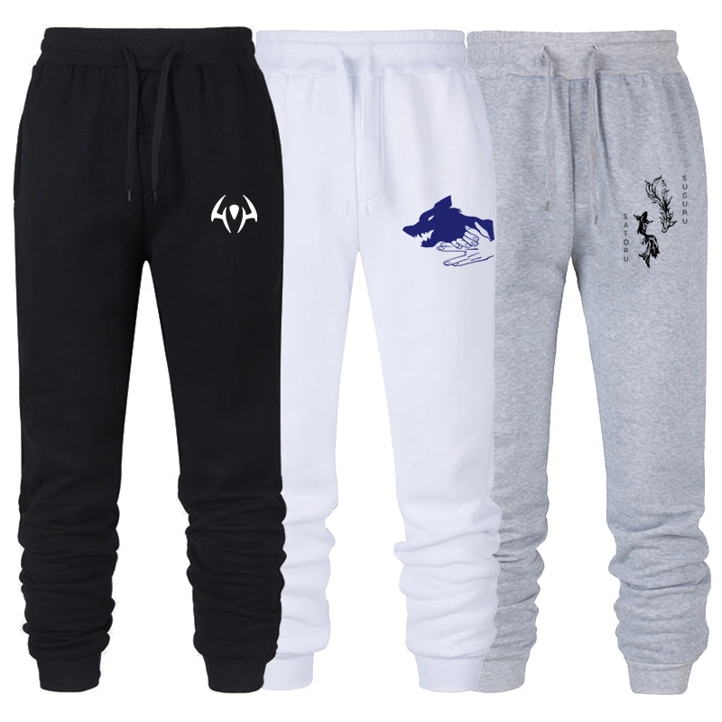 

Graphic Print Sweatpants for Men Athletic Running Joggers Trackpants Spring Fall Fleece Lined Pants Casual Cotton Blend Trousers