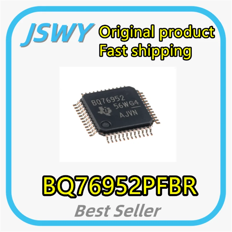 (3/30 pieces) BQ76952PFBR BQ76952 TQFP-48 Battery Manager Chip IC 100% Brand New and Original Fast Shipping