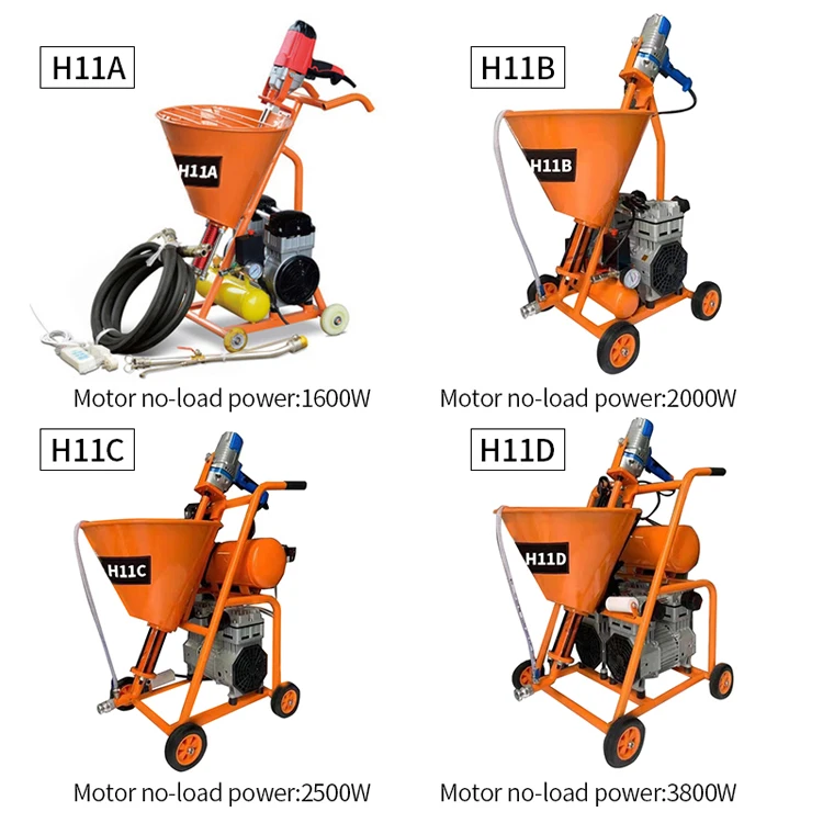 Cheap Putty Concrete Mixer Mortar Plastering Spray Pump Machine