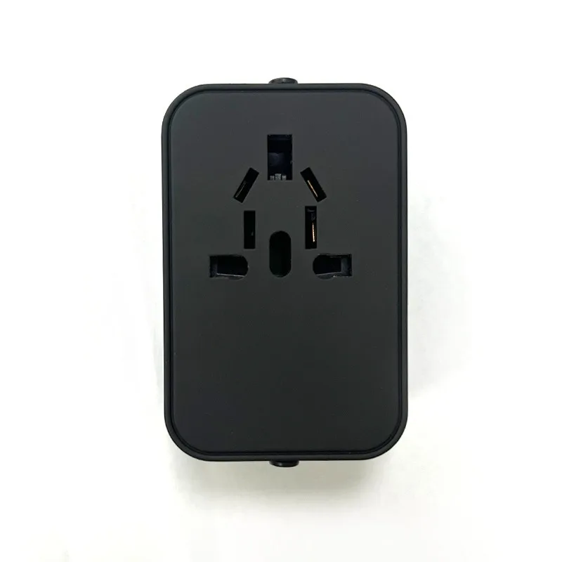Universal Travel Adapter Worldwide Plug Socket US UK EU AU CN 100-240V With 1A USB Charger Compact For Power Bank