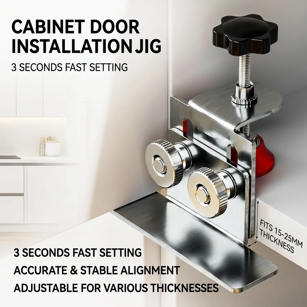 New Cabinets Frame Jig Woodworking Cabinet Door Mounting Positioner Adjustable  Cabinet Door Mounting Clamp