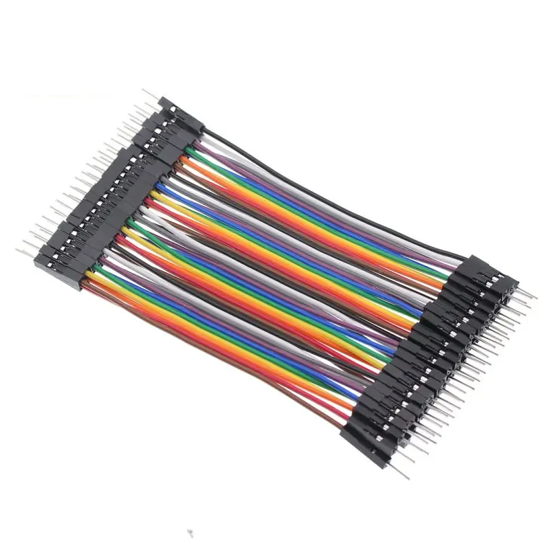 2.54mm Line 10cm 40pin Male To Male + Female To Male + Female To Female Jumper Wire Cable Diy Kit