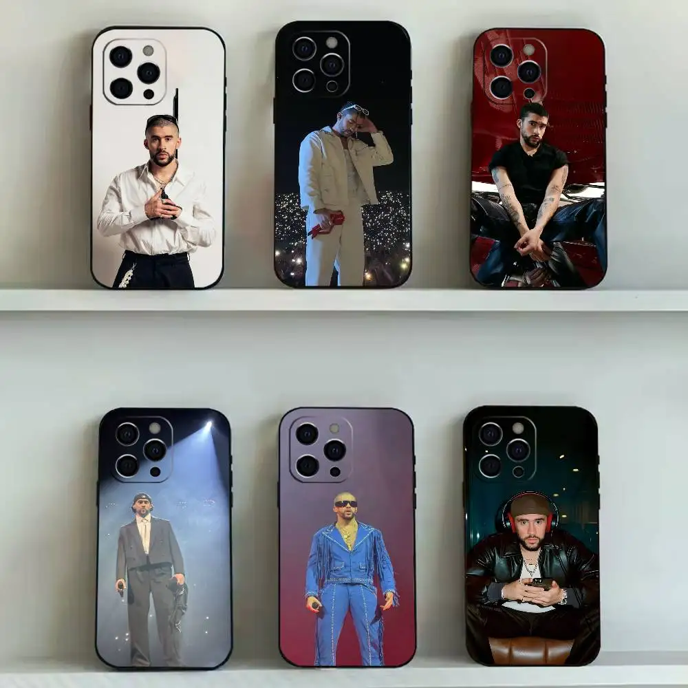 

Bad B-Bunny Singer Nadie Sabe Phone Case Silicone Soft For IPhone 17,16,15,14,13,12,11,XS,Plus Pro Max