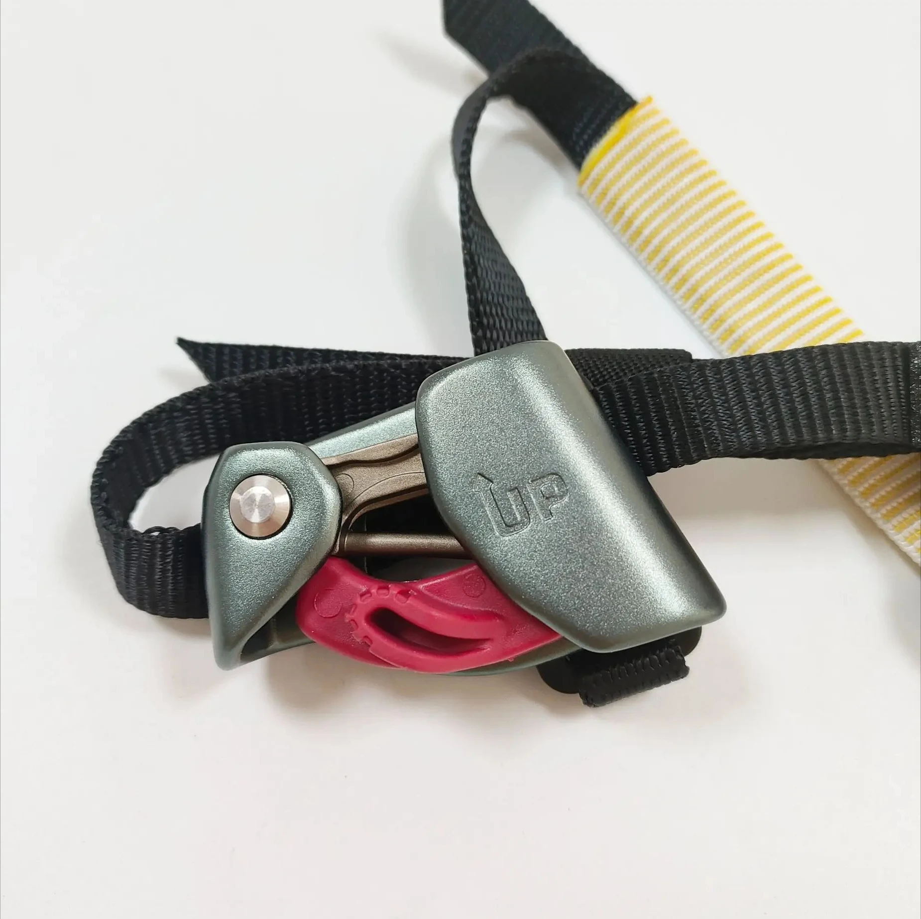 Light Aluminum Foot Ascender Outdoor Cave Lock Climbing Tool Anti Slip Rope Load Strap Gear