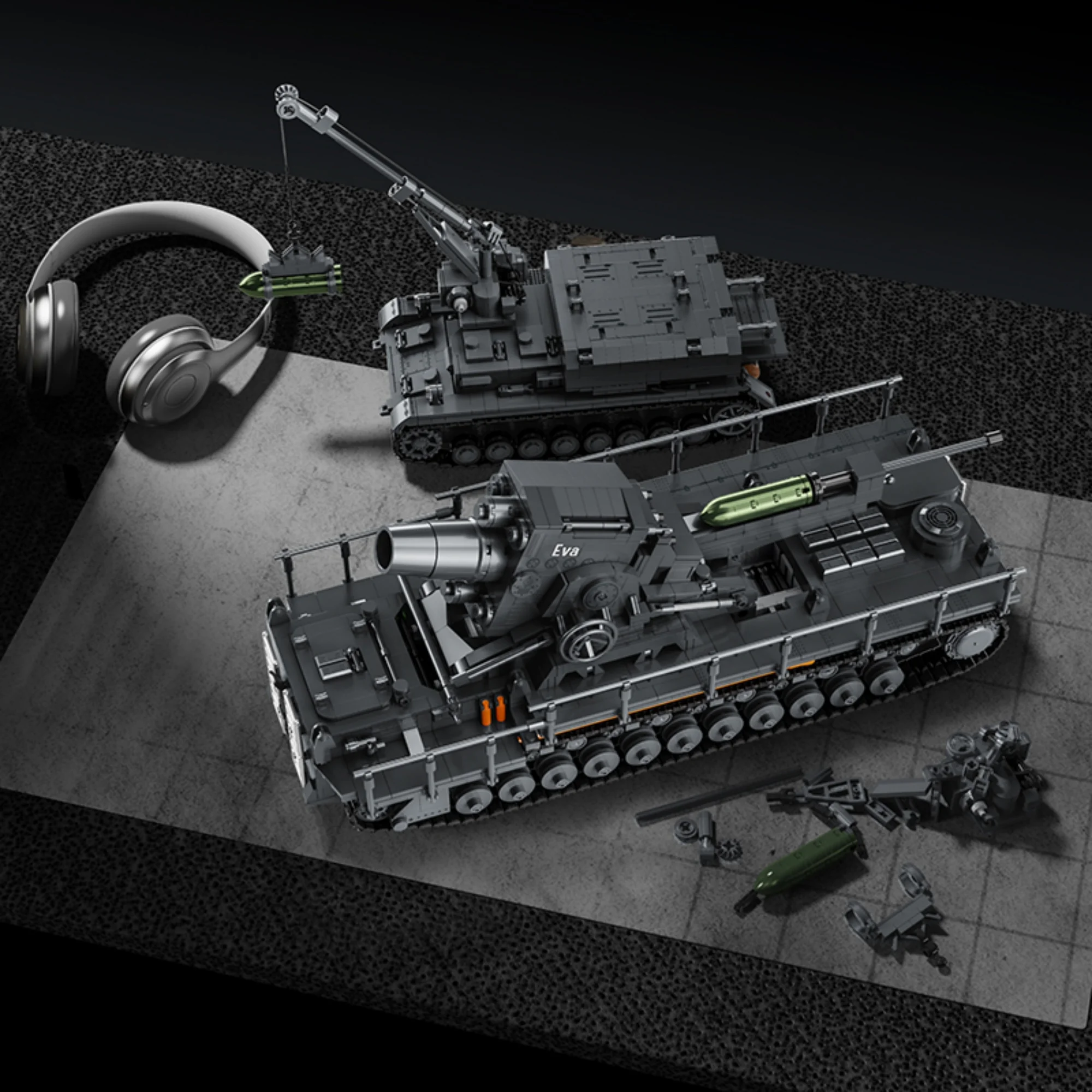 Blocos de Montar 4706 peças Ka - Lego Compatible Military Tank avaliação e preço