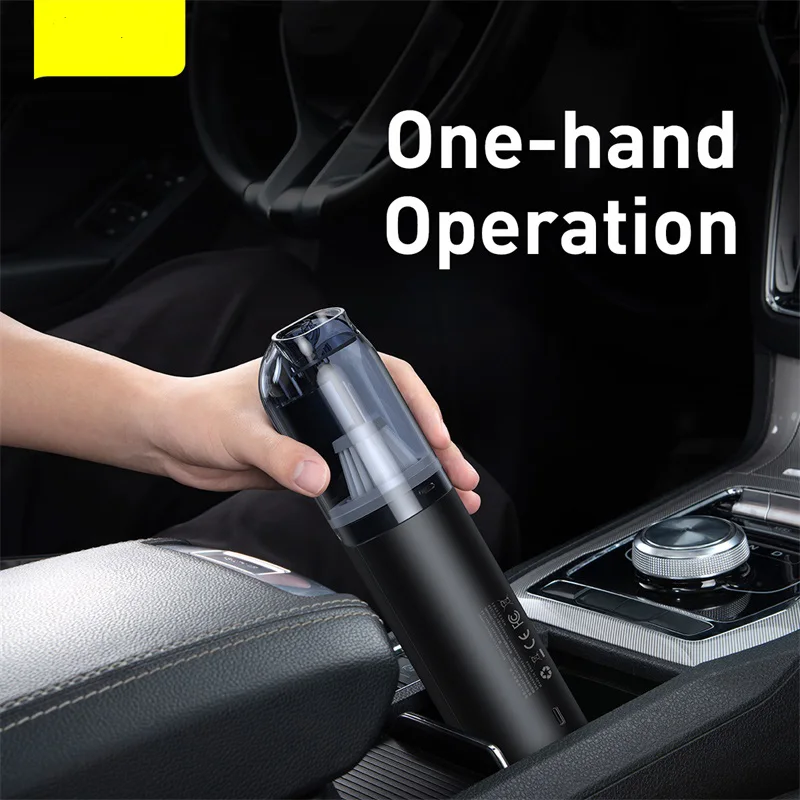 USB Vacuum Cleaner 4000Pa Portable Silent Washable HEPA Filter Handheld Vacuum Cleaner Mini Design for Car& PC Cleaning