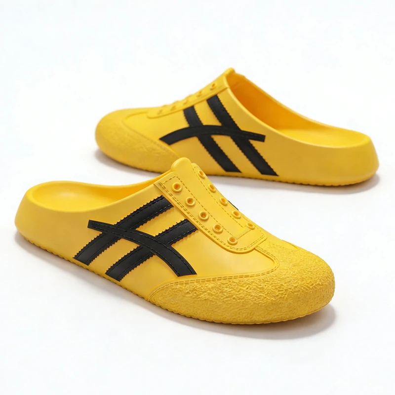 

Fashion Design Eva Birken Slippers Women Lightweight Closed Toe Non Slip Beach Clogs Shoes Woman Soft Flat Sole Mules Slippers