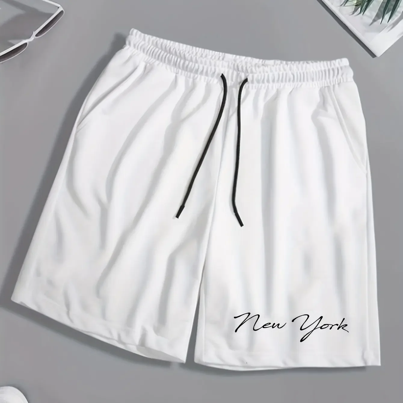 

Повседневные удобные шорты, мужские летние трендовые брюки высокого качества с пятью точками, удобные универсальные спортивные штаны, повседневные свободные шорты