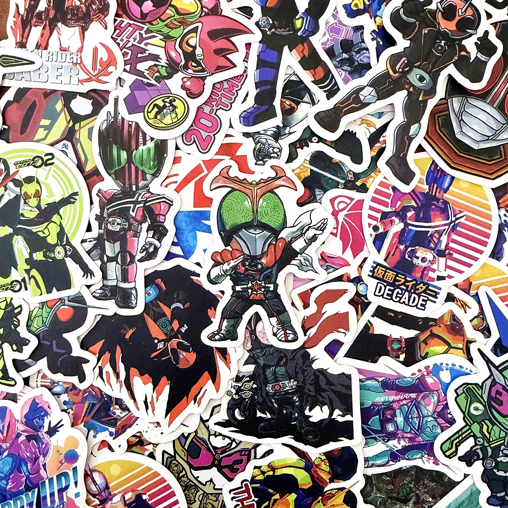 10/50Pcs Kamen Rider Cartoon A - огляд і ціна Kids Toys Laptop