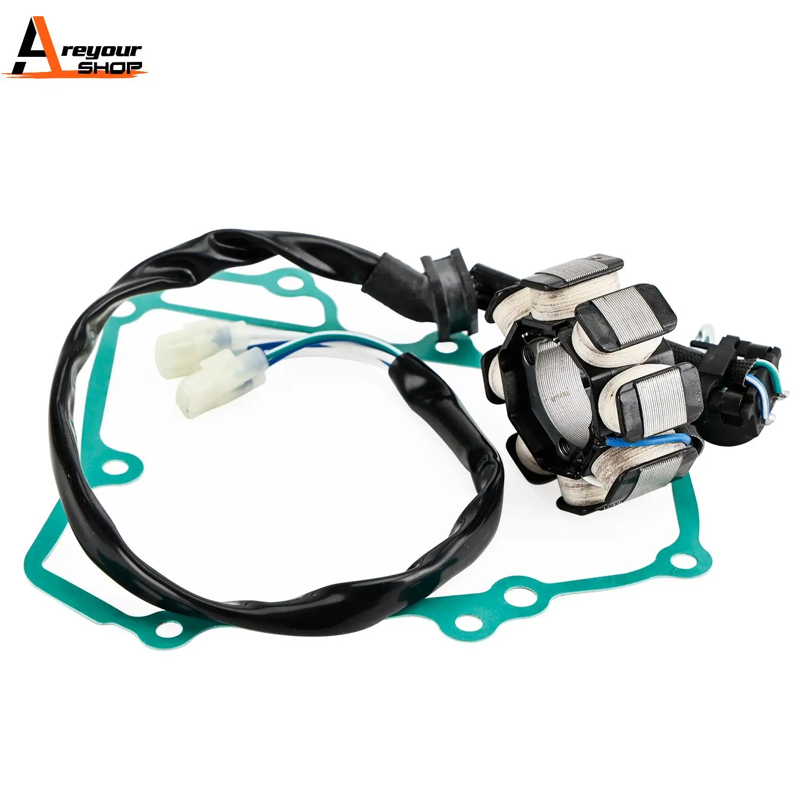 Areyourshop Magneto Stator Generator with Gasket For Honda CRF150 CRF150R CRF150RB 2007-2023