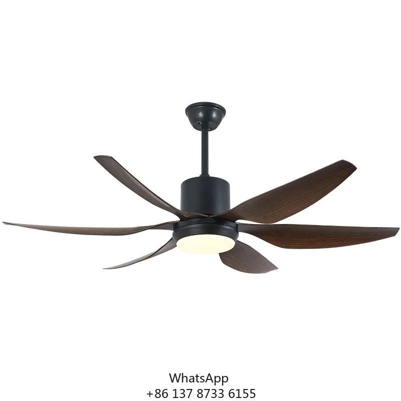 Model 801 66inch Modern Air Cooling Fan With Light Remote Control Plastic Material For Household Use