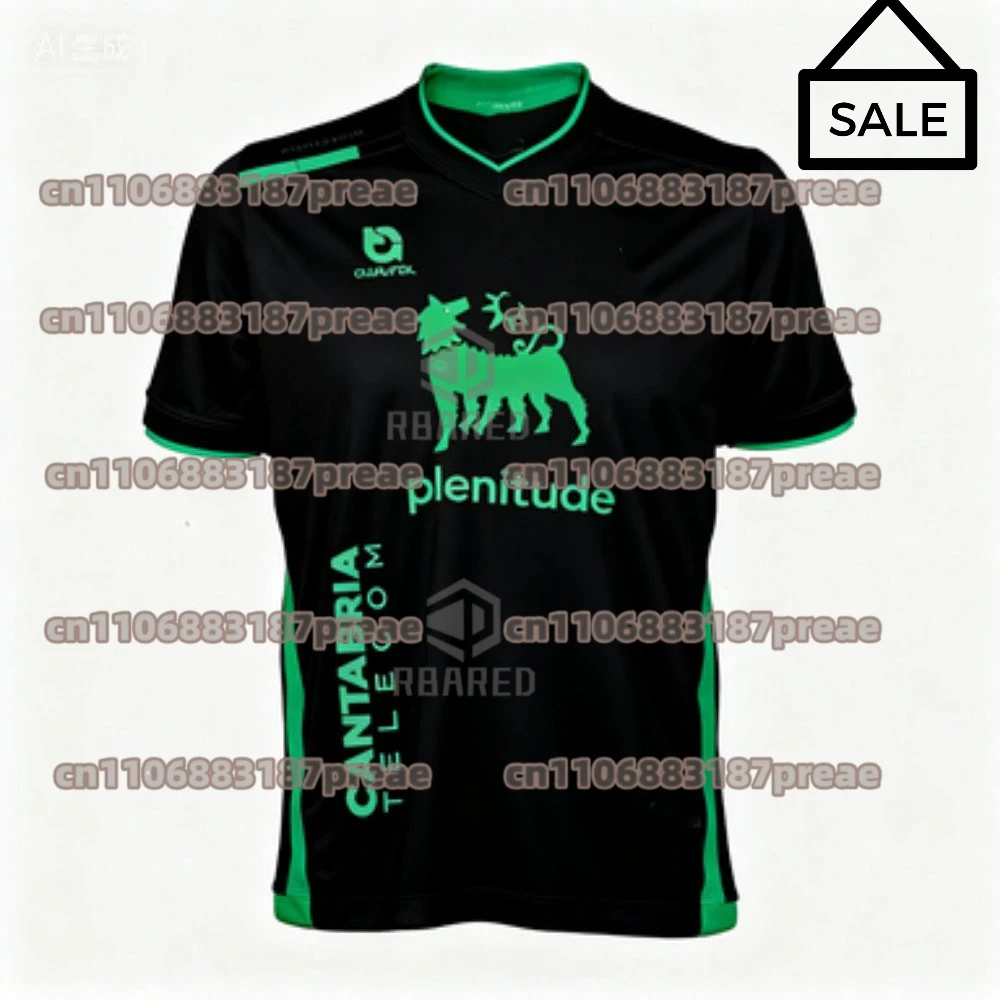 قمصان صيفية عصرية وجيدة التهوية لعام 2025، زي فريق سانتاندر الرياضي مطبوع ثلاثي الأبعاد، قمصان رياضية محايدة للرياضات الخارجية