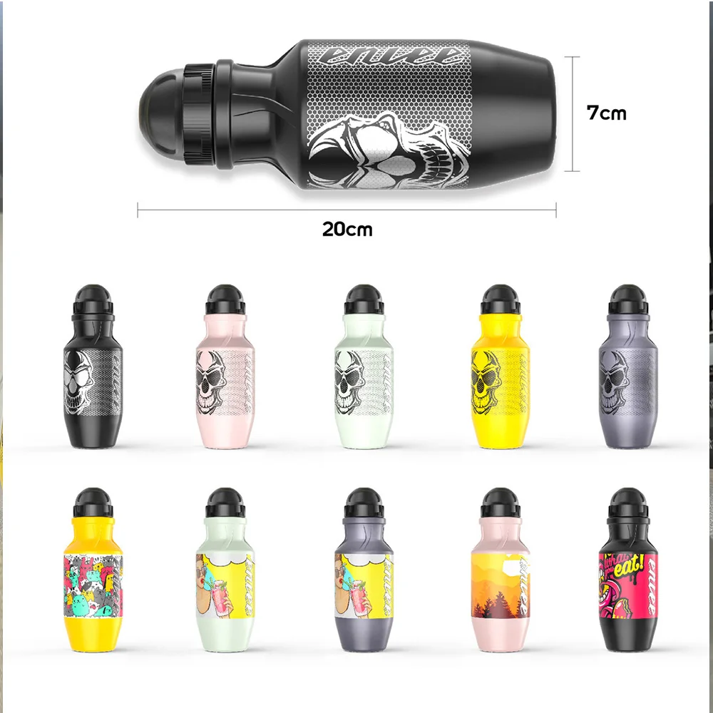 

Bike Squeeze Type Food Grade PP Plastic Water Bottle Bottle Cycling Sports Fitness Water Cup Dustproof Lid Cycling Water Bottle