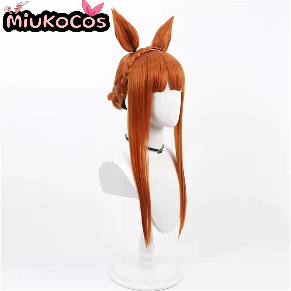 متوفر في المخزون سايلينسفسز كا الصمت سوزوكا ملابس السباحة نمط شعر مستعار تأثيري مع آذان وذيل Umamusume: جميلة ديربي تأثيري