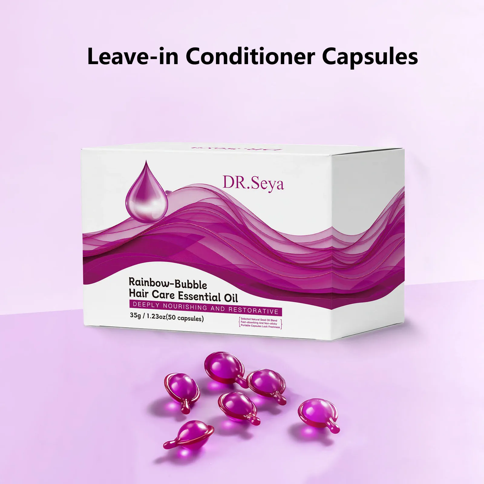 كبسولات الزيوت العطرية للعناية بالشعر من DR.Seya، تغذية وإصلاحها بعمق للشعر الجاف والمجعد والتالف #1