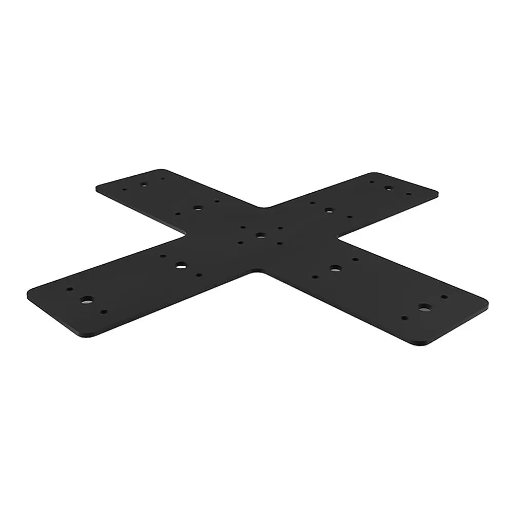

Cross Shaped Mending Plate Heavy Duty Metal Bracket for Pergola Truss Repair Secure Connection Wall Mounting Plates