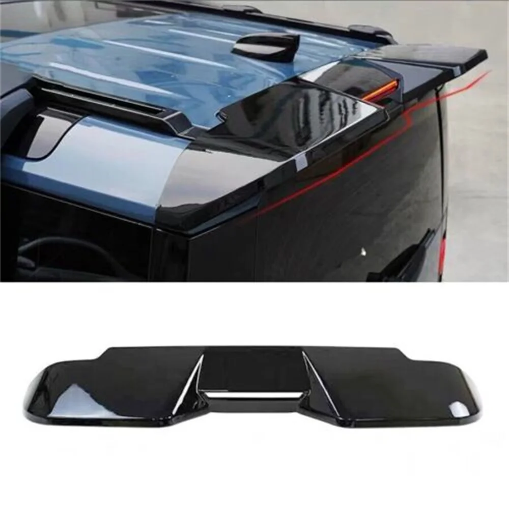 ABS Glossy Black Rear Tail Wing Trunk Lip Spoiler Fits For Land Rover Defender 90 110 130 2020-2024