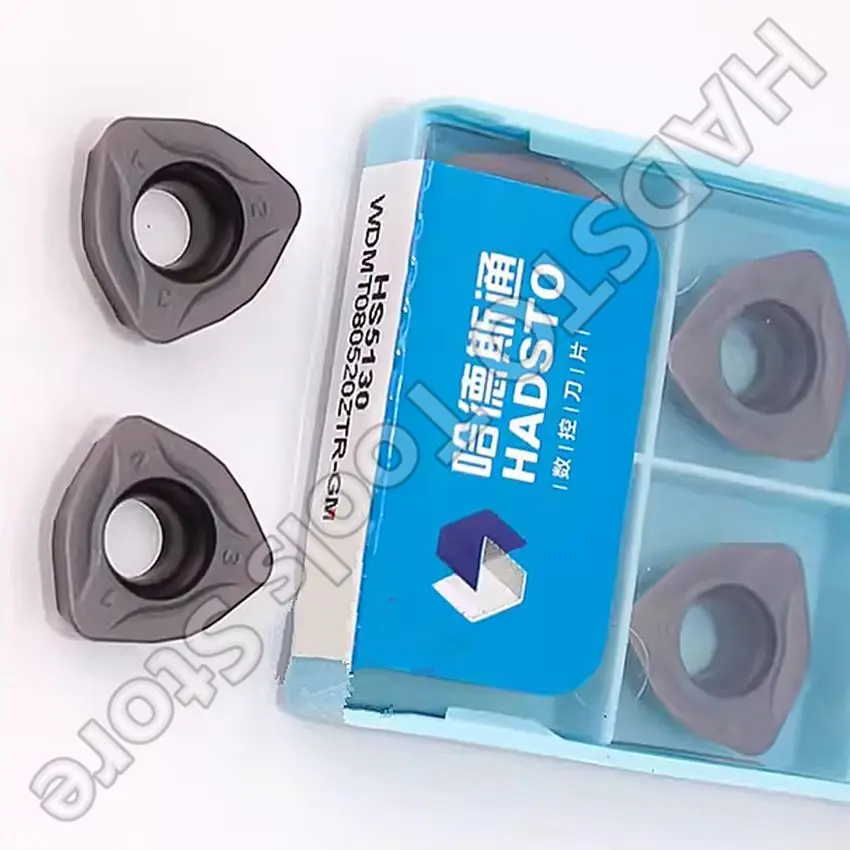 

WDMT080520ZTR-GM HS5130/WDMT080520ZTR-GM HS5120 HADSTO CNC carbide inserts Milling inserts For Steel, Stainless steel, Cast iron