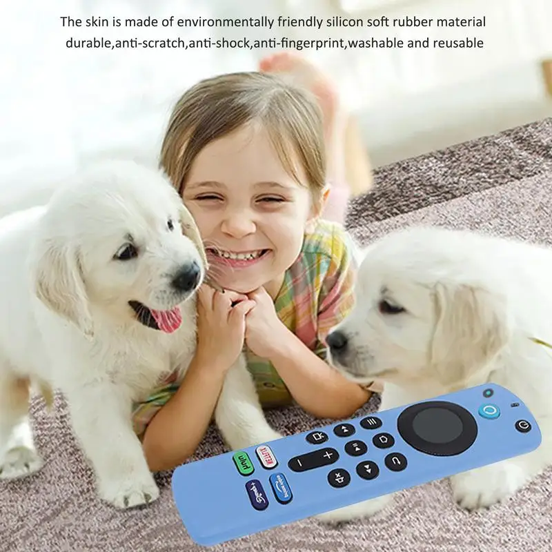 Silikon Fall ForAmazon FireTV Stick ForAlexa Stimme Controller 3rd Gen Nicht Weiche Silikon Fernbedienung Schutz Abdeckung