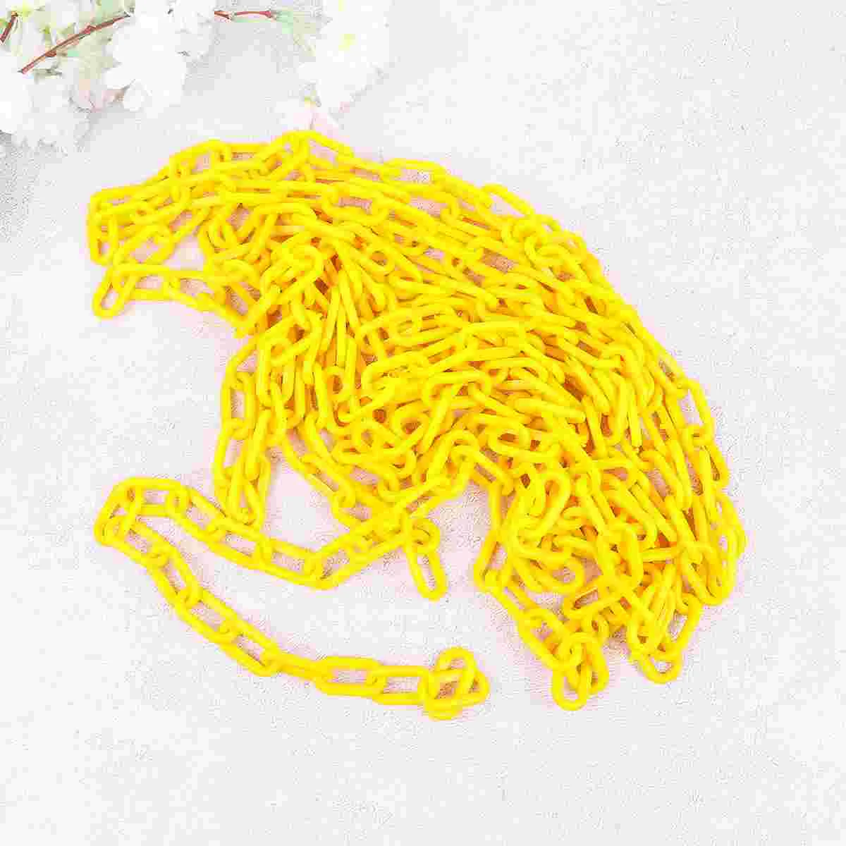 Protection Safety Chain Trailer Chains Yellow Belt Strap Accessories Site Barrier