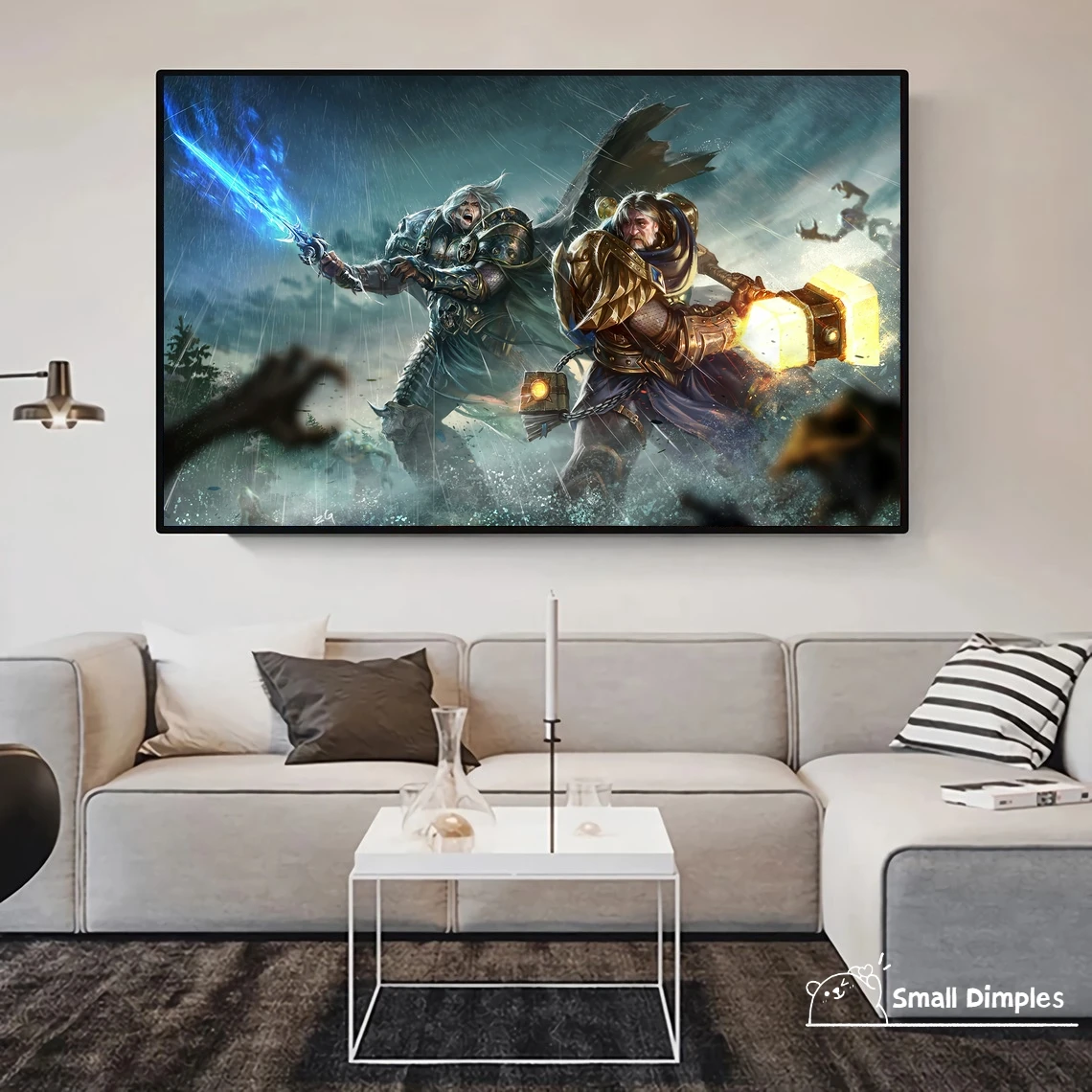 World Of Warcraft Game Poster Canvas Art Print Home Decoration Wall Painting ( No Frame )