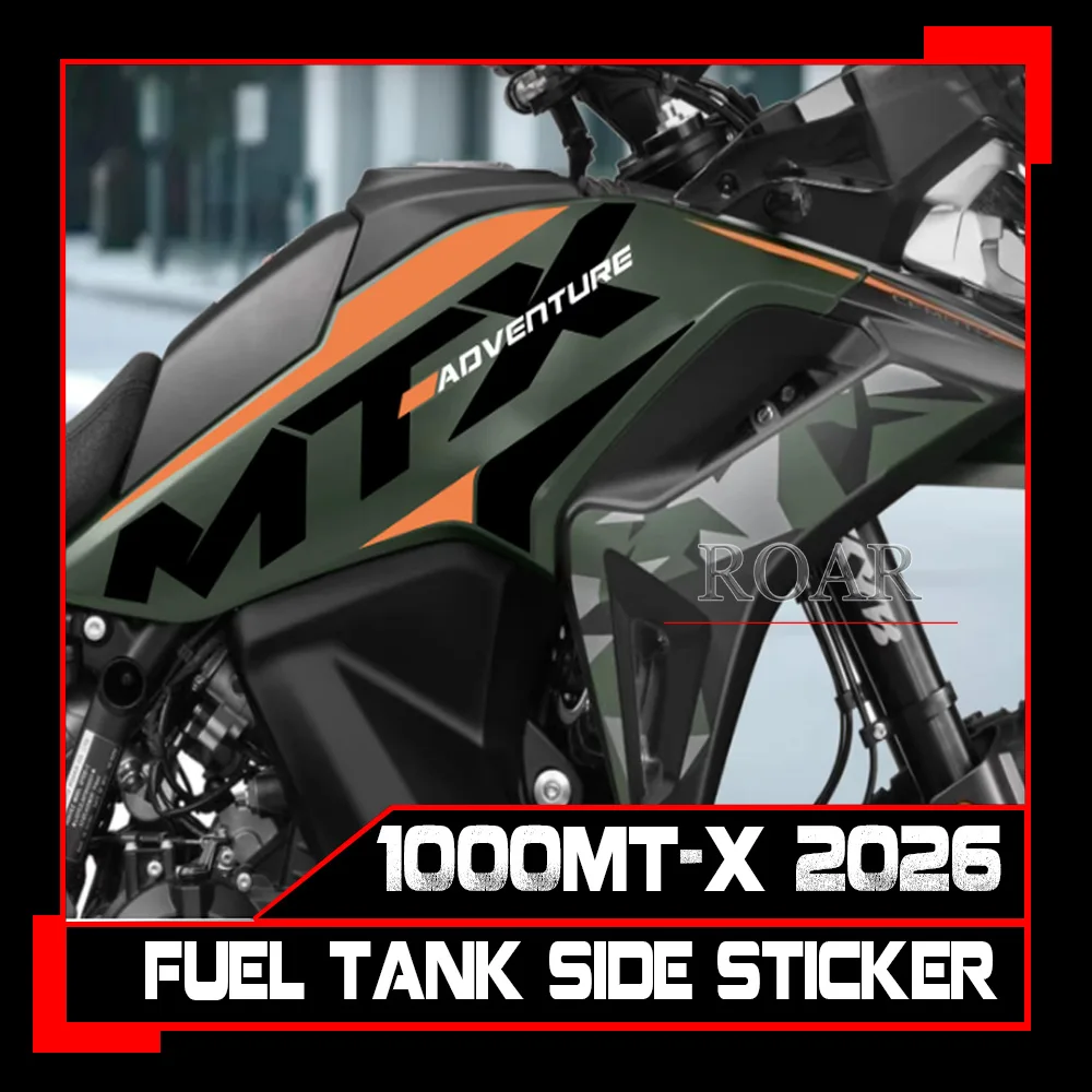 Adesivi Decorativi Laterali per Serbatoio Moto, Accessori per CFMOTO 1000MT-X 1000MTX 2026