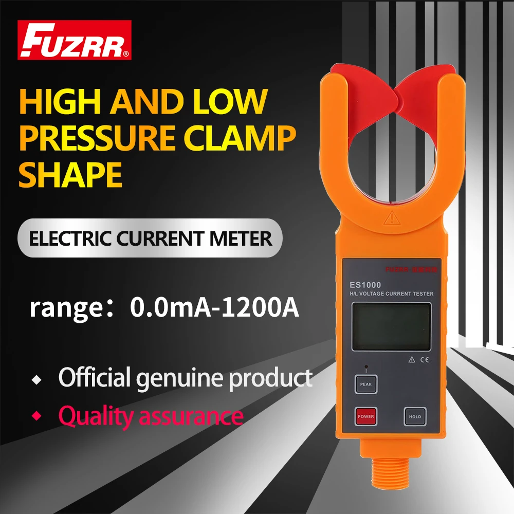 FR1000/ES1000 Digital Voltage Clamp Ammeter Wireless With 5m Insulation Rod