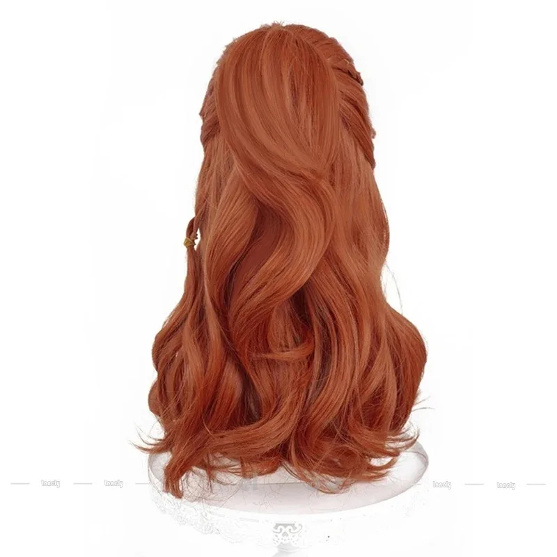 

CyIdentity V Composer Косплей Парик Фредерик Крайбург Прозрачный Рациональность Красный Коричневый Вьющиеся Косы Синтетические Парики Для Мужчин Девочек Карнавал