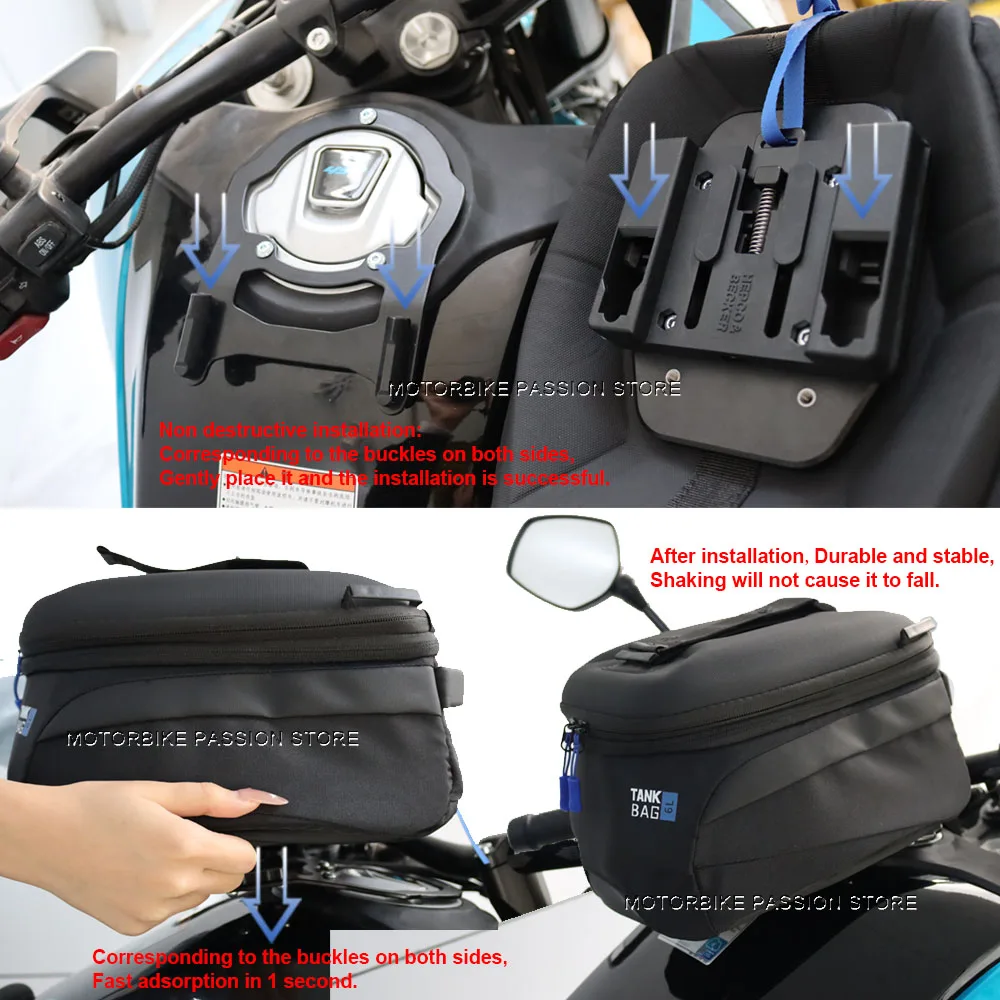 Nieuwe Motorfiets Benzine Tank Tas Brandstoftank Tas Voor R1300GS ADV R1250GS R1200GS ADV F850GS F750GS F900XR F900R Olie Tank Tas
