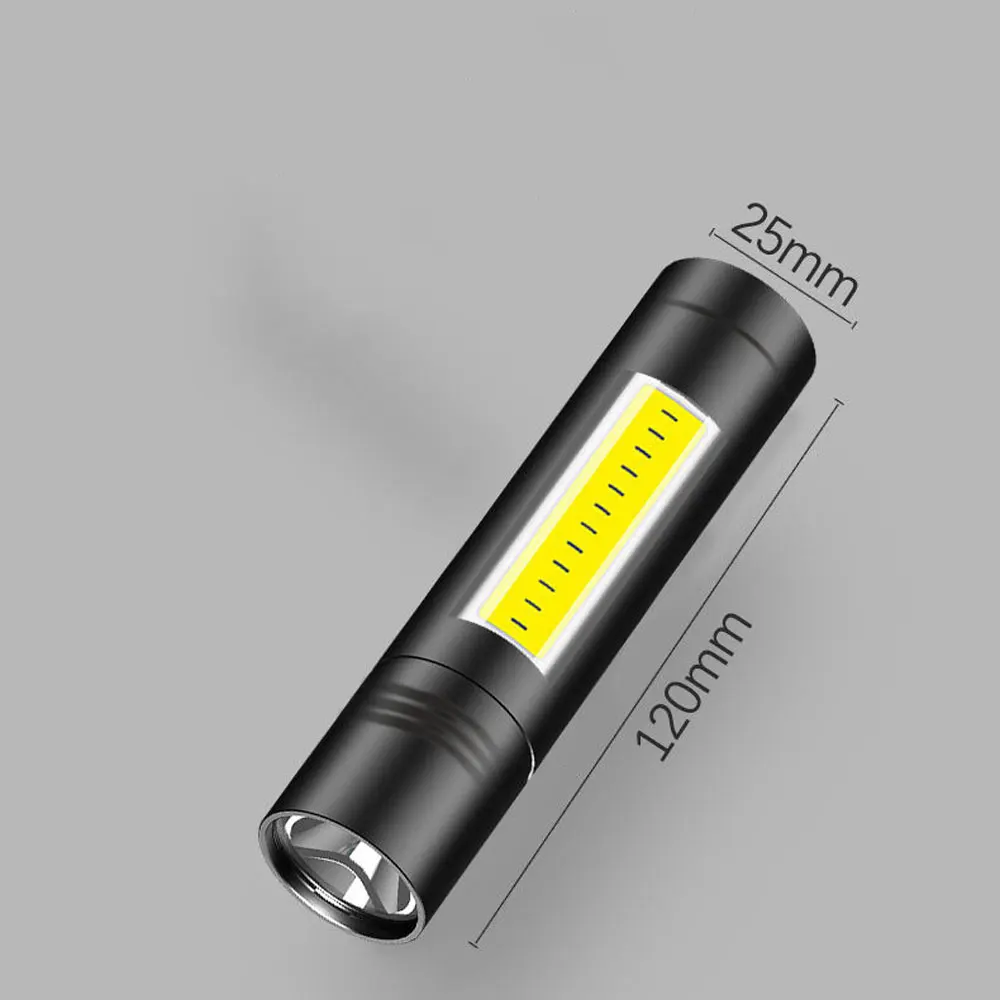 ANYIGEDEJU Portable Mini Working Inspection Flash light XPE+1*COB LED Multifunction Maintenance AA battery powered Flashlight