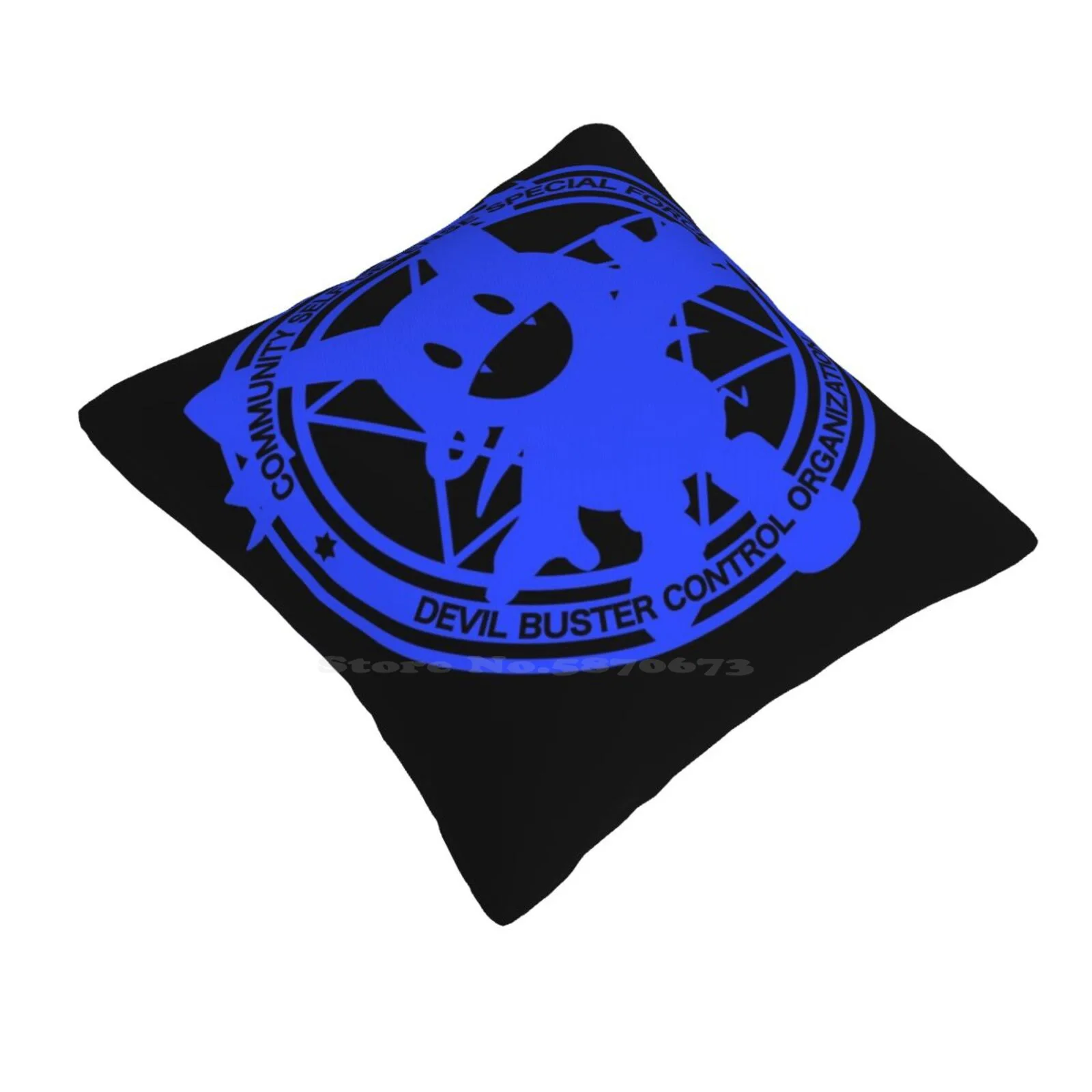 Certified Demon Buster : Jack Frost Version : Home Sofa Car Cushion Cover Pillowcase Atlus Jack Frost Hee Ho Heeho Imagine