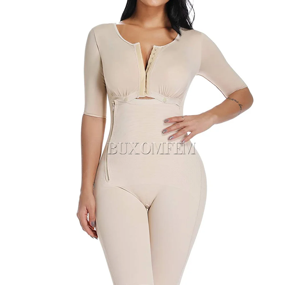 Shaped Up Breathable Full Body Shaper for Women Skin-Friendly Tummy Control Shapers Fajas Colombianas Post Surgery Shapewear