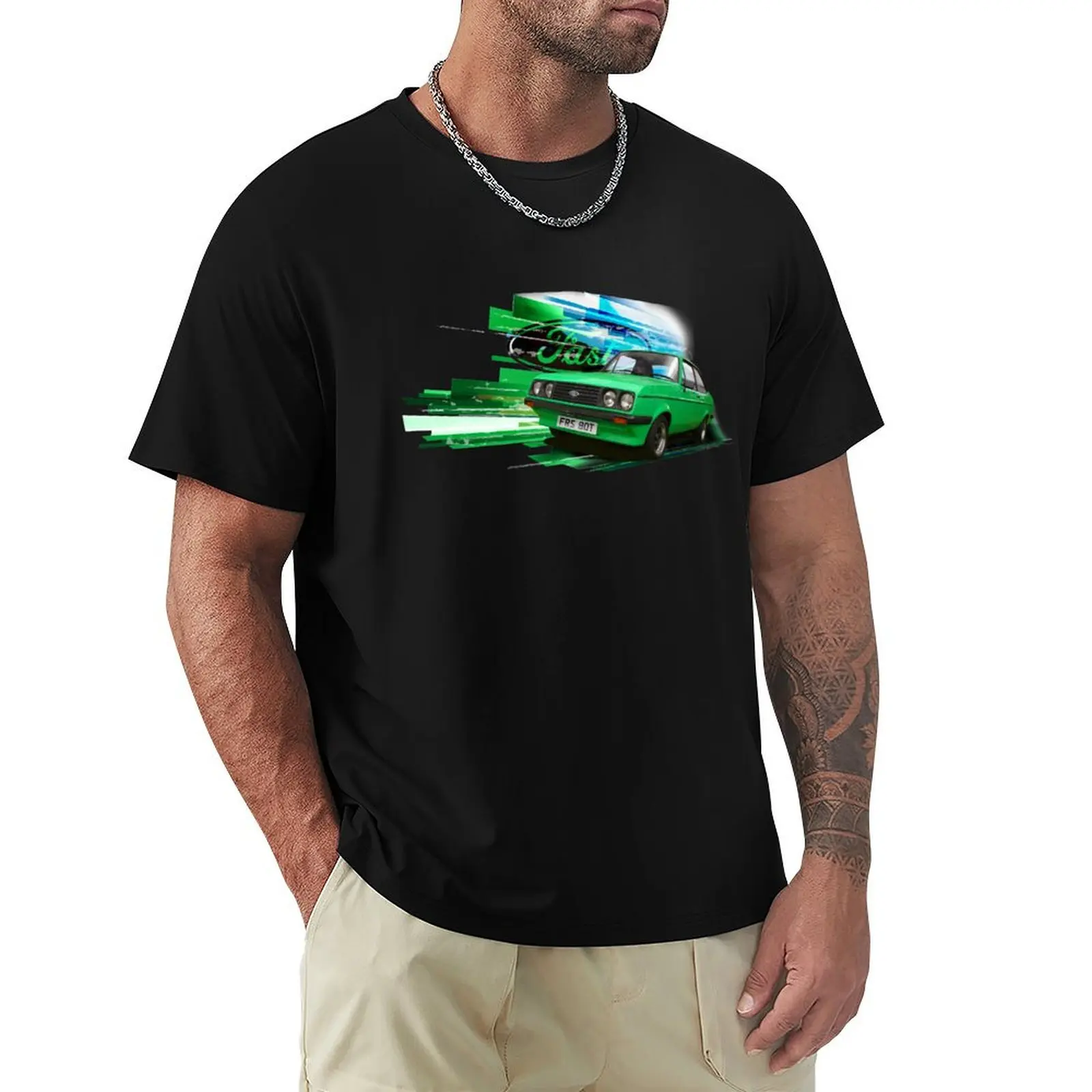 Fast Escort RS2000 T-Shirt Basic Daily Outfit Short Sleeve Tee