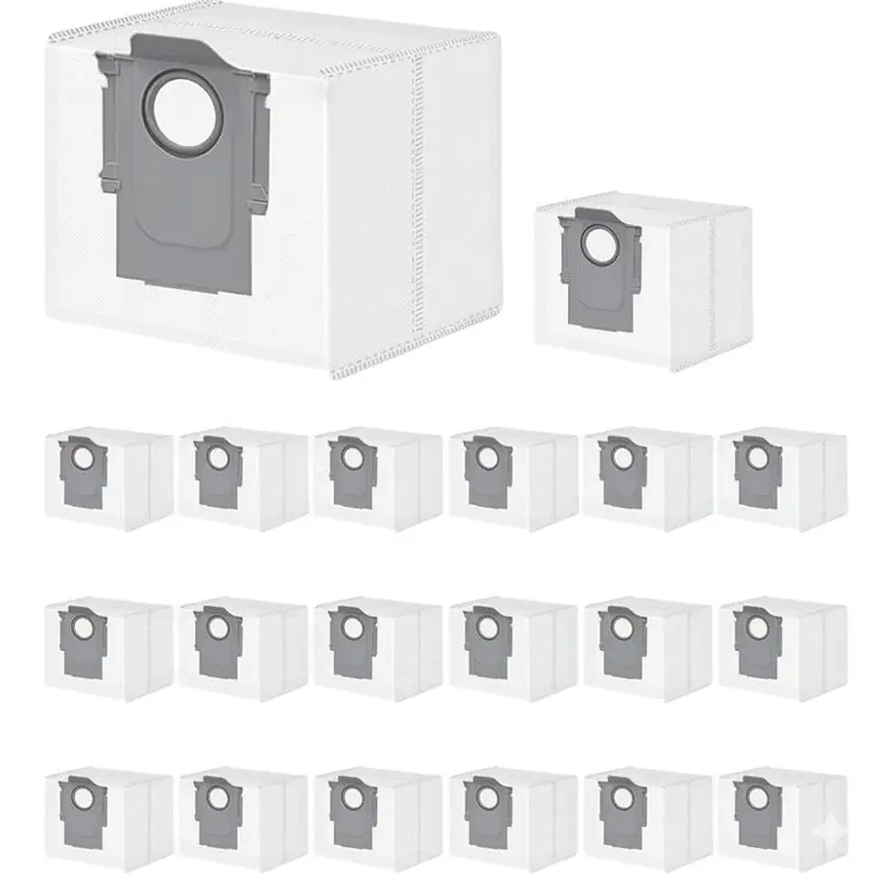 

【PASSIONE 】20-Pack Replacement Dust Bags For Roborock Q5 Max+, Q5 Pro+,Q7 M5+, Q5+,S8,S7 Pro Ultra, S7maxv Ultra, S8+