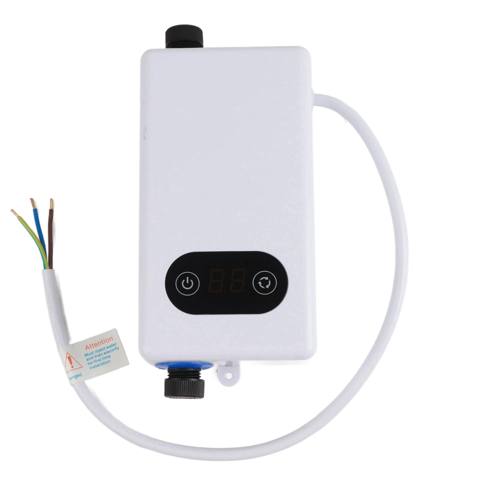 Tankless Water Heater Safe Heating Water Saving Memory Function Energy Saving Instant Electric Water Heater for Bathroom